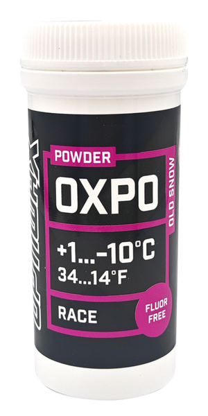 Optiwax OXPO Powder +1...-10&deg;C , Fluoriton luistopulveri